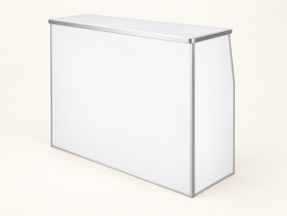 White Portable Folding Bar